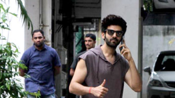 Kartik Aaryan snapped at the Maddock Films office