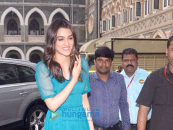 Kriti Sanon snapped arriving at St. Xavier's College for the education New Zealand panel discussion