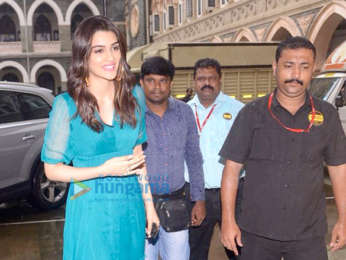 Kriti Sanon snapped arriving at St. Xavier's College for the education New Zealand panel discussion