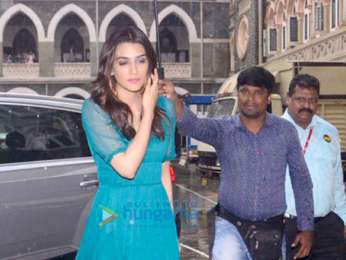 Kriti Sanon snapped arriving at St. Xavier's College for the education New Zealand panel discussion