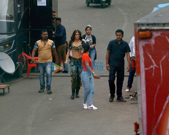 Kriti Sanon snapped at a shoot Kriti Sanon snapped at a shoot