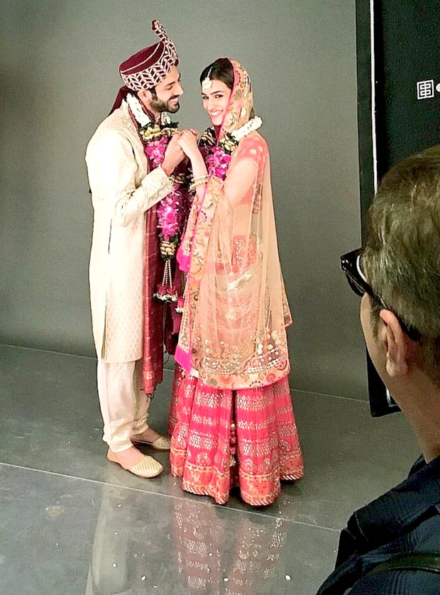 LEAKED! Kartik Aaryan and Kriti Sanon are bride and groom in the look test of Luka Chuppi