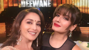 Madhuri Dixit caught up with fellow 90s superstar Raveena Tandon and the rest is history (watch video)