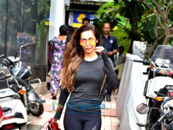 Malaika Arora spotted at the gym in Bandra
