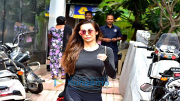 Malaika Arora spotted at the gym in Bandra