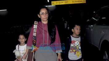 Manyata Dutt snapped with kids