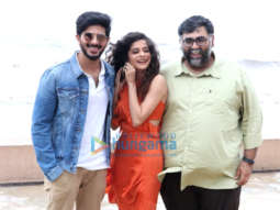 Mithila Palkar and Dulquer Salmaan snapped at Karwaan promotions