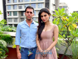 Mouni Roy and Ritesh Sidhwani snapped during media interactions for Gold
