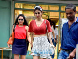 Mouni Roy snapped outside a cafe in Bandra