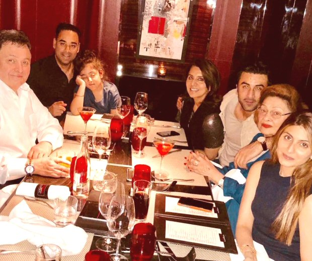 Neetu Kapoor celebrates her birthday with Ranbir Kapoor, Rishi Kapoor and entire family; Alia Bhatt sends a sweet message