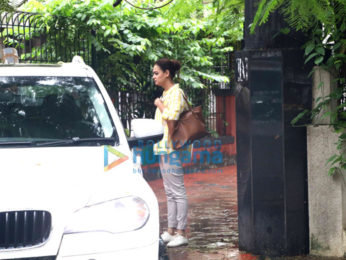 Nushrat Bharucha and Dia Mirza spotted in Bandra
