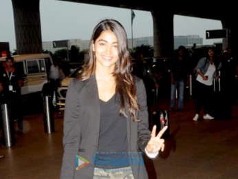 Pooja Hegde, Shamita Shetty and Karishma Tanna snapped at the airport