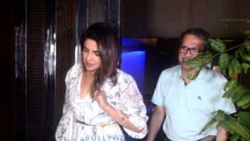 Priyanka Chopra and Elli Avram spotted at Dr. Sandesh Mayekar Dental Clinic