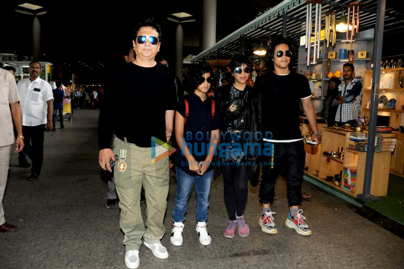 ranveer singh arjun kapoor bhumi pednekar huma qureshi and others snapped at the airport
