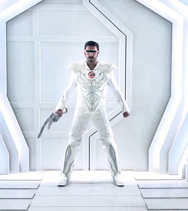 Ranveer Singh and Sanju actress Karishma Tanna sport futuristic look for a commercial shoot Ranveer Singh and Sanju actress Karishma Tanna sport futuristic look for a commercial shoot