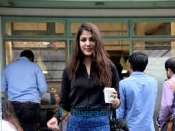 Rhea Chakraborty spotted at the Kitchen Garden