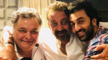 Rishi Kapoor’s mid-air TOAST for Ranbir Kapoor’s Sanju success is every proud parent ever (see picture)