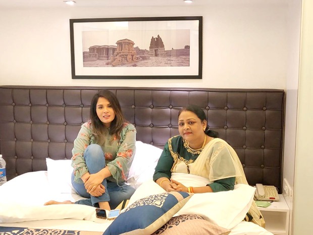 SHAKEELA BIOPIC Richa Chadha meets the adult film star Shakeela ahead of the film’s shoot
