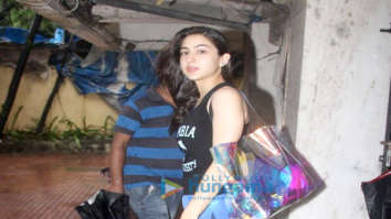 Sara Ali Khan and Malaika Arora snapped outside the gym