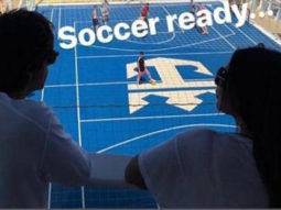 Shah Rukh Khan and Gauri Khan are soccer ready in this candid picture in Barcelona