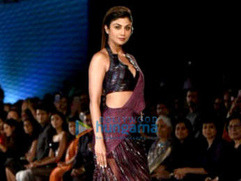Shilpa Shetty walks the ramp for Amit Agarwal at India Couture Week 2018