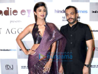 Shilpa Shetty walks the ramp for Amit Agarwal at India Couture Week 2018