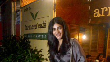Shruti Haasan spotted at Farmers’ Cafe in Bandra
