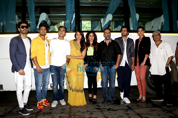 sonakshi sinha diana penty and ali fazal grace the trailer launch of happy phirr bhag jayegi 1 3