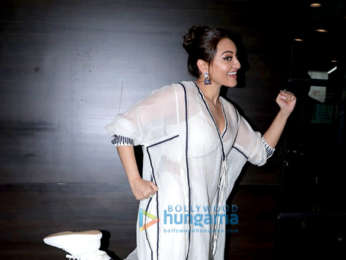 Sonakshi Sinha, Jimmy Sheirgill and Ali Fazal promote Happy Phir Bhag Jayegi at Eros office