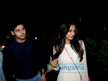 Sonal Chauhan and Abhimanyu Dassani snapped together in Bandra