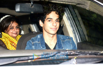 Special screening of Dhadak at Yashraj Studio