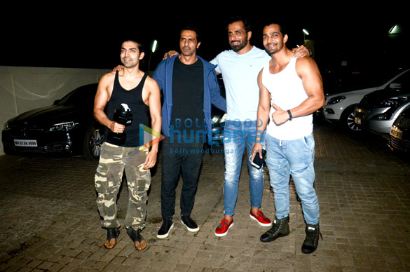 star cast of paltan spotted at pvr juhu 1