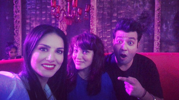 Sunny Leone, Diljit Dosanjh party hard after Arjun Patiala shoot completion Sunny Leone, Diljit Dosanjh party hard after Arjun Patiala shoot completion