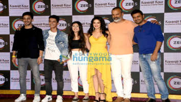 Sunny Leone and husband Daniel Weber snapped at the launch of Karenjit Kaur