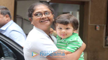 Taimur Ali Khan snapped at playschool