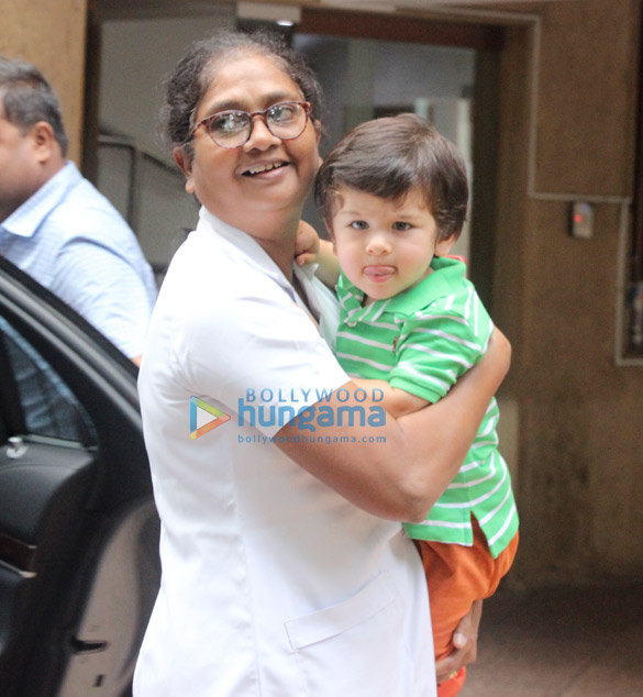 Taimur Ali Khan snapped at playschool Taimur Ali Khan snapped at playschool