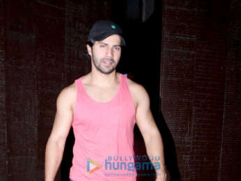 Varun Dhawan snapped at gym