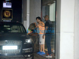 Varun Dhawan snapped outside the gym in Bandra