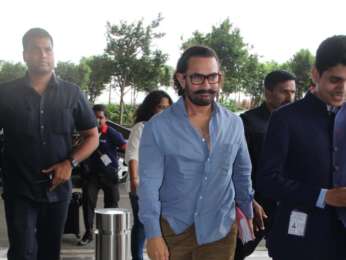Aamir Khan, Vaani Kapoor and Madhur Bhandarkar spotted at the airport