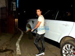 Aayush Sharma spotted at dubbing studio in Bandra