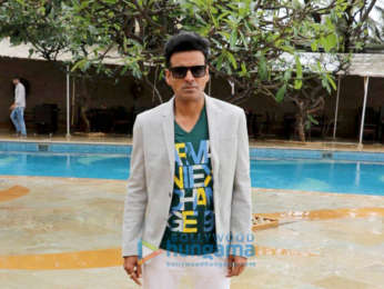 John Abraham, Aisha Sharma and Manoj Bajpayee does a photoshoot for Satyamave Jayate