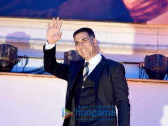 Akshay Kumar and Mouni Roy grace the special screening of Gold at PVR Plaza, CP, New Delhi