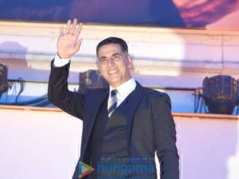 Akshay Kumar and Mouni Roy grace the special screening of Gold at PVR Plaza, CP, New Delhi