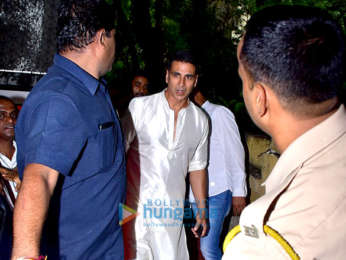 Akshay Kumar snapped post an ad shoot in Bandra