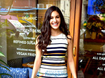 Amyra Dastur spotted at Sequel Cafe in Bandra