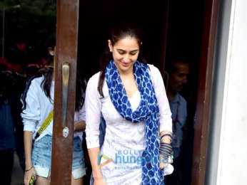Ananya Pandey and Sara Ali Khan snapped at Bastian in Bandra