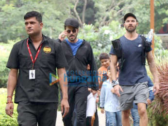 Anil Kapoor snapped at a park in Juhu
