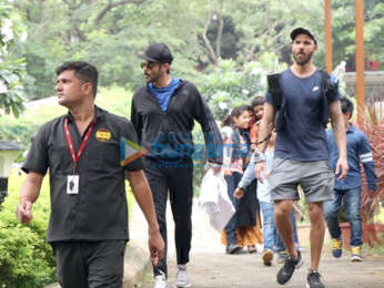Anil Kapoor snapped at a park in Juhu