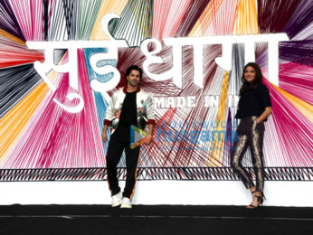 Anushka Sharma and Varun Dhawan grace the trailer launch of their film 'Sui Dhaaga – Made In India'