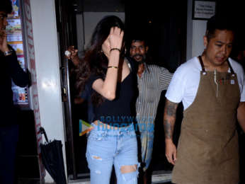 Athiya Shetty spotted at Bastian in Bandra